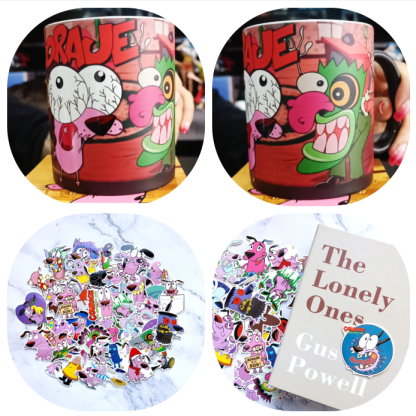 Courage the Cowardly Dog Heat Sensitive Color Changing Mug